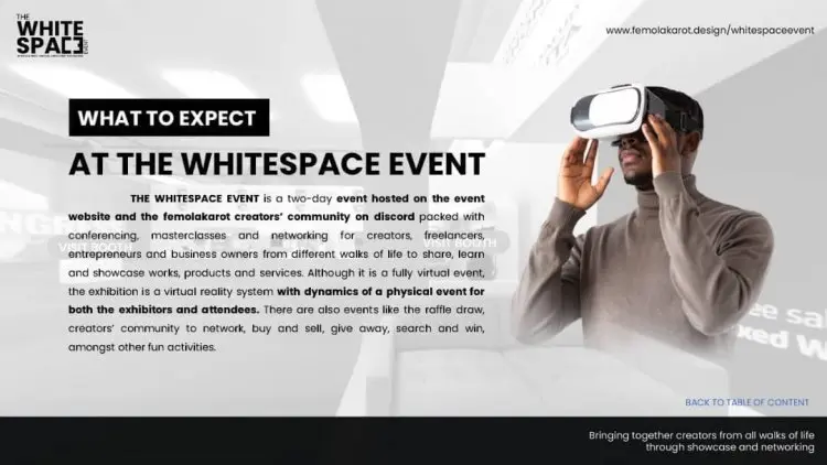 The Whitespace Event, Here Is What To Expect